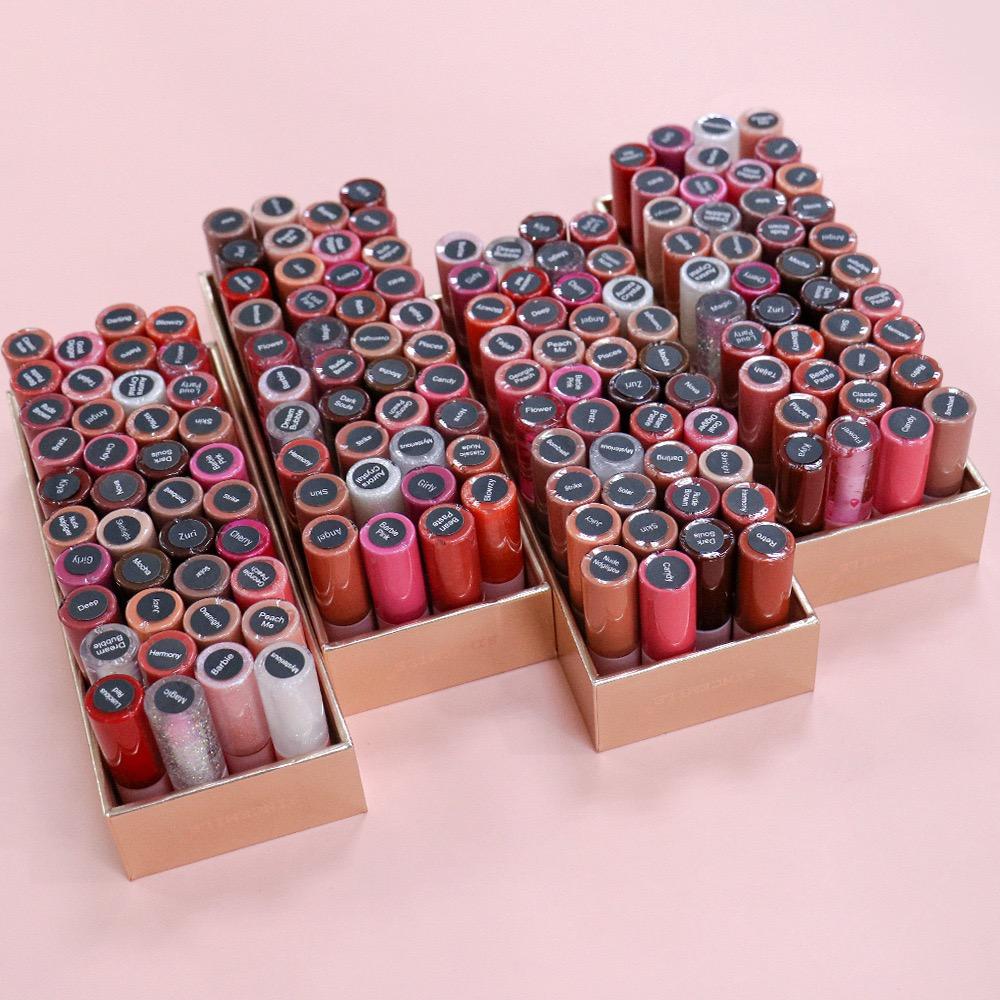 Organic Vegetarian Waterproof Matte Gloss Liquid Lipstick Tube Lip Gloss Lip Supplier Mini Lip Gloss Dropshipping
