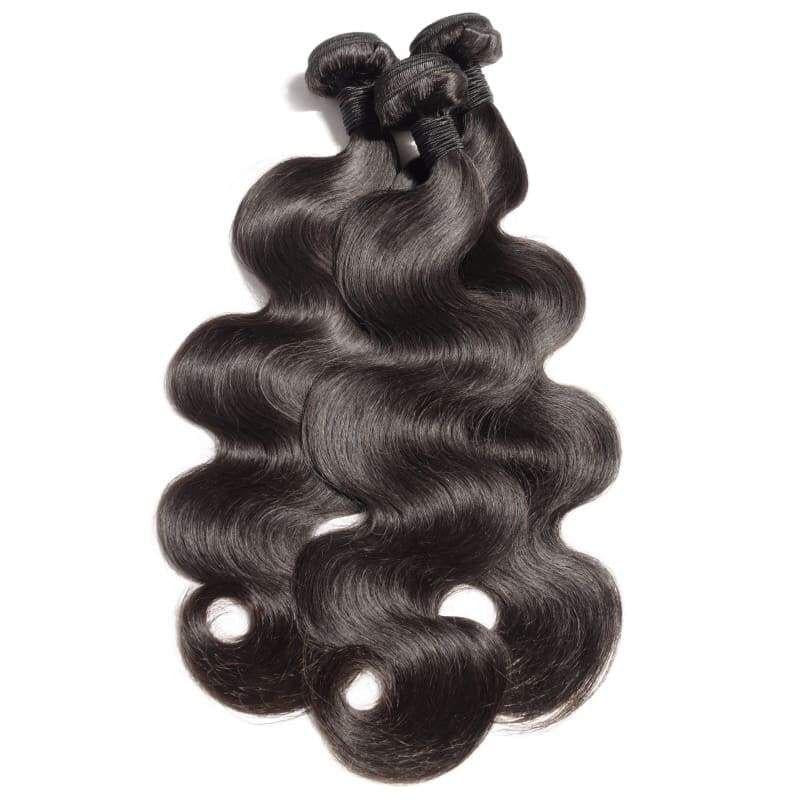 Brazilian Human Hair Bundle And Closed Suit Belt T Part Lace Closed Suit Human Hair Extension