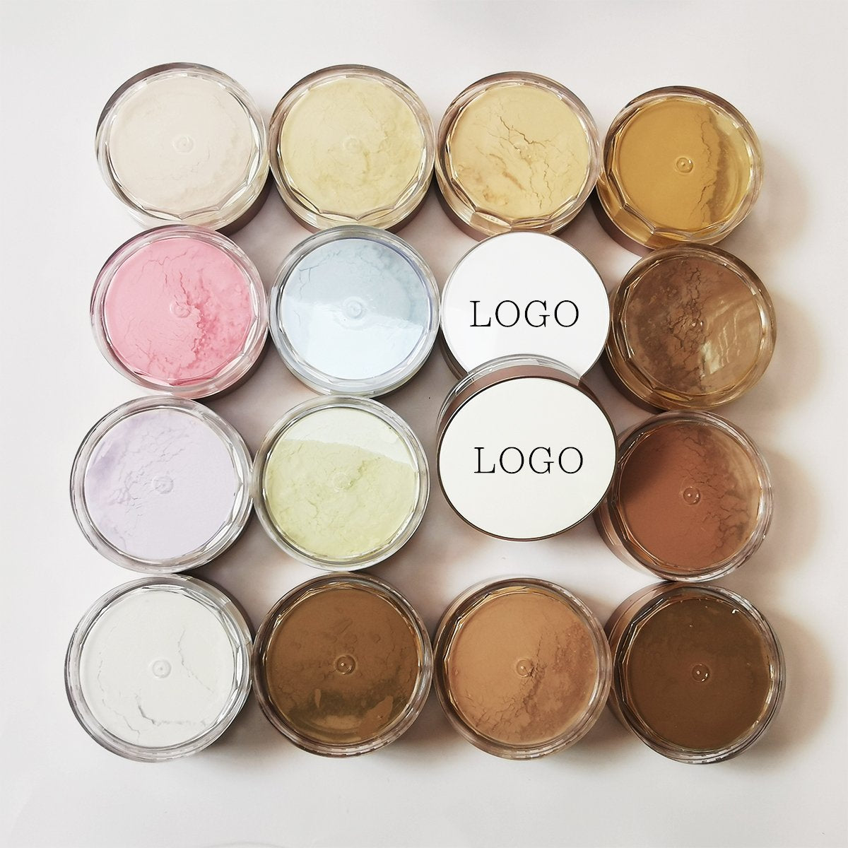 Talc Free High Quality Low Price Waterproof Oil Control Private Label Vegetarian Flour Cosmetic Setting Powder