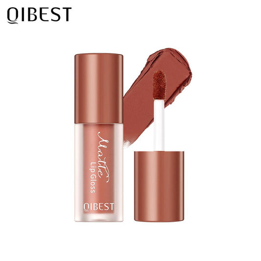 Cruelty-free Natural Velvet Lip Gloss Moisturizing Gloss Non-stick Cup Liquid Lip Glaze Waterproof Non-fading Matte Pigment
