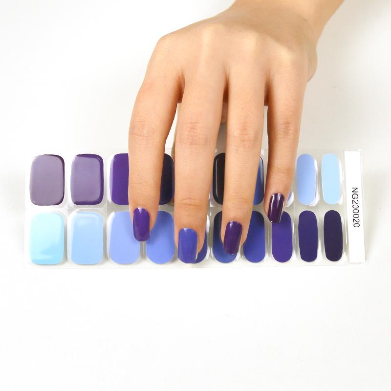 2025 Wholesale Amazon Best Selling New Brand UV Gel Nail Polish Nail Wraps Gel Varnish Nail Polish Sticker