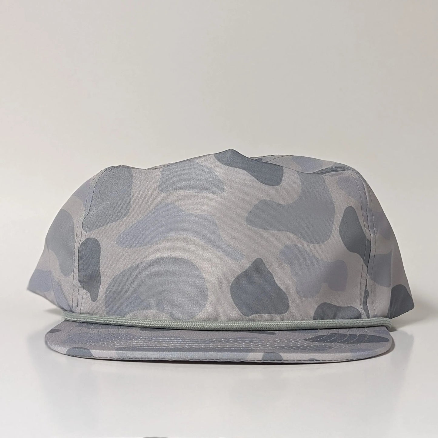 OEM Blank Retro Duck Camouflage Hat Men's Hunting Snapshot Flat Bill Hat Camouflage Trucker Cap Sunshade Hat Rope Snapshot Cap D107