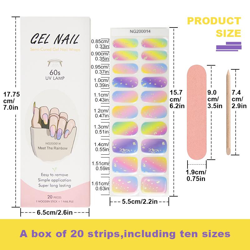 2025 Wholesale Amazon Best Selling New Brand UV Gel Nail Polish Nail Wraps Gel Varnish Nail Polish Sticker