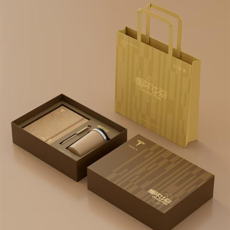 Eco-friendly Coffee Grounds Luxury Diary Cardboard Cork Luxury Paper Set Diary Pu Leather Set Diary Gift
