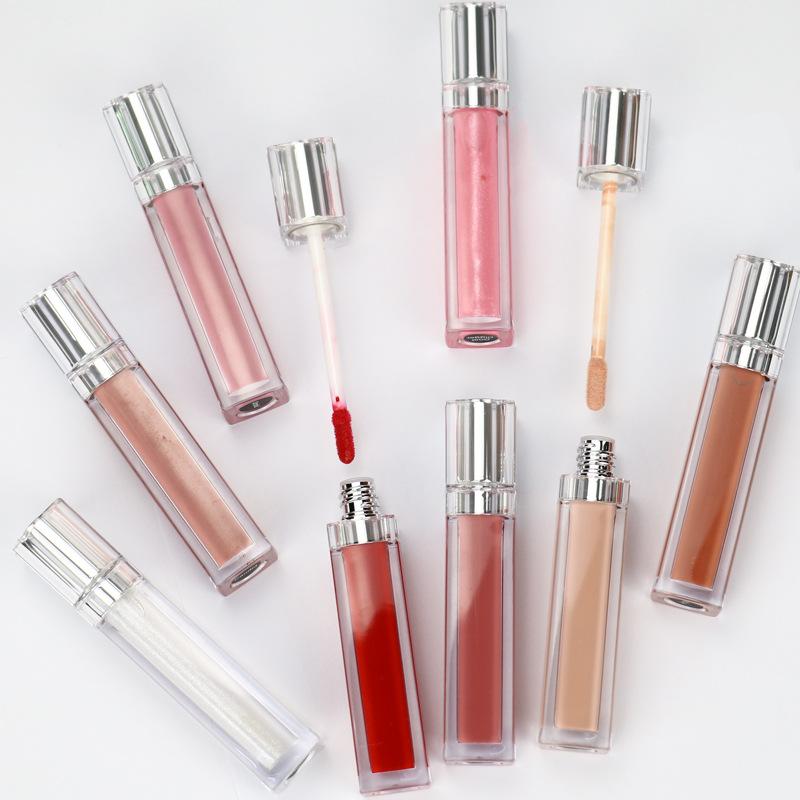 Glossy Lip Gloss Moisturizing 80 Color High Pigment Waterproof Custom Logo Matte Lip Gloss Vegetarian Cruel Free Wholesale Price
