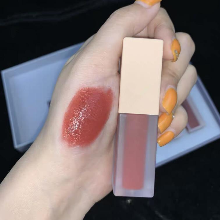 Multi 12 Color Lip Gloss Cosmetic Red Lip Ribbon Logo Liquid Matte Lipstick Private Label Lip Gloss
