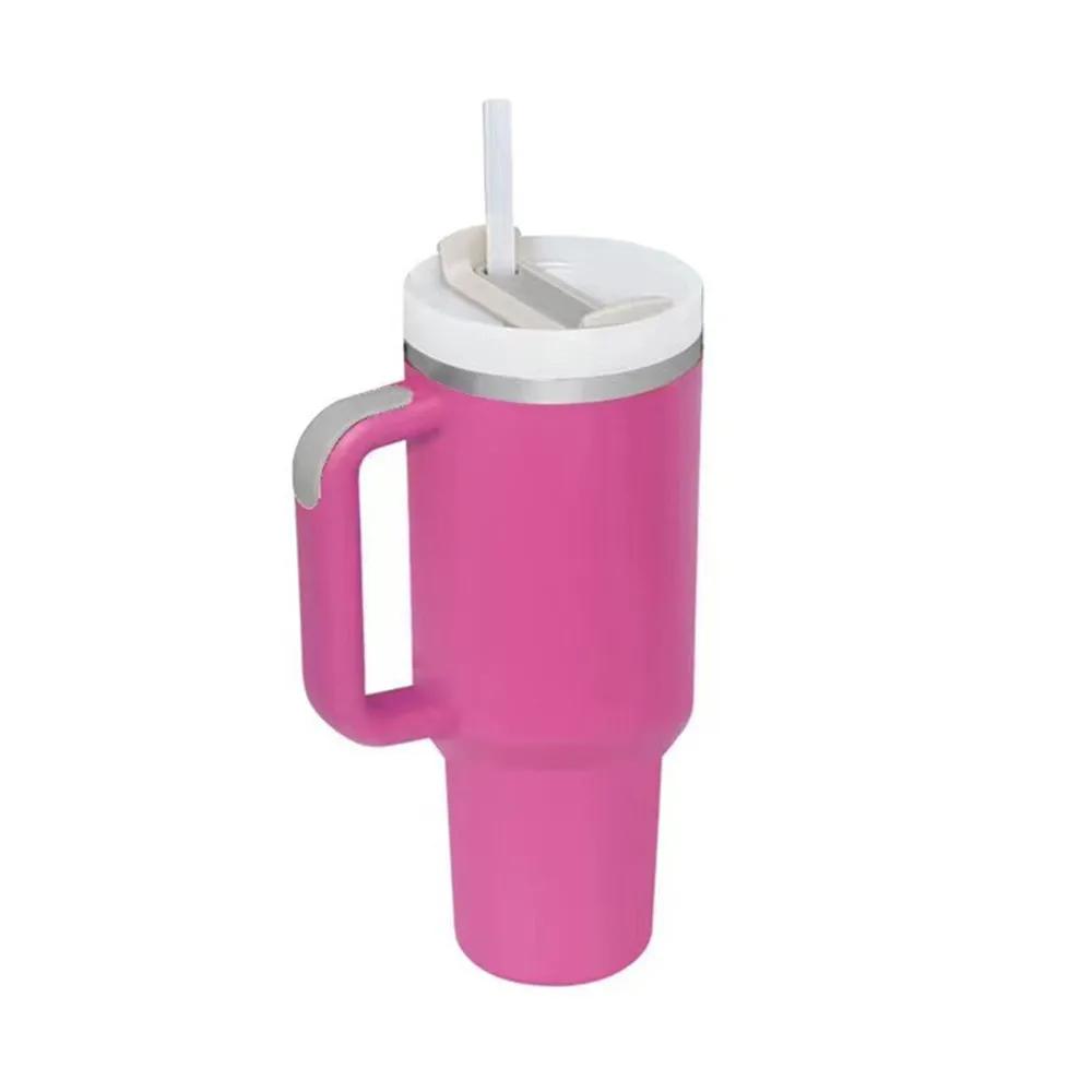 Custom Stanleyem Cup 40 Oz Stainless Steel Travel Mug With Handle Tumbler Outdoor Coffee Tumbler Coffee Cup With Lid