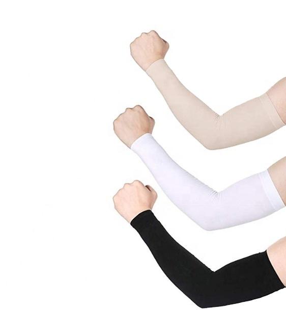 Men's Sunscreen UV Black Gloves Women's Sunscreen Arm Top Cooling Compression Sleeve