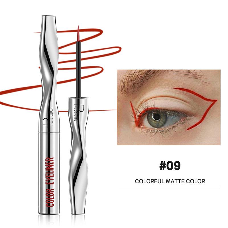 Wholesale Matte Eyeliner Lasting Waterproof Vegetarian Color Eyeliner Pencil Quick Dry Liquid Eyeliner Private Label