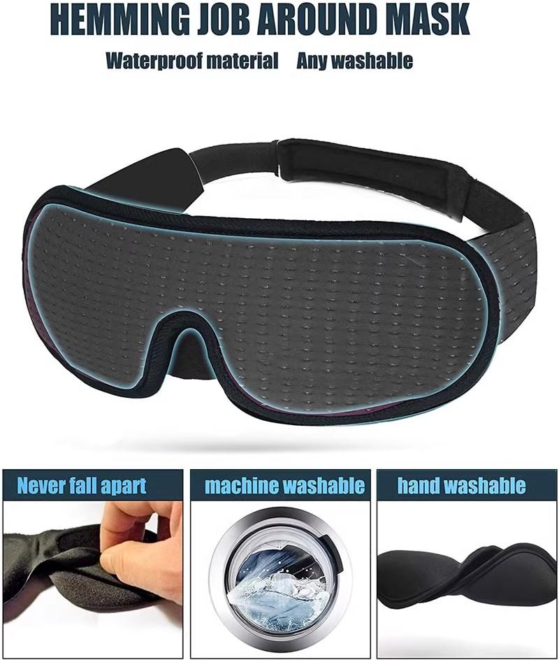 3D Contour Memory Foam Eye Mask 100% Shading 3D Sleep Eye Mask