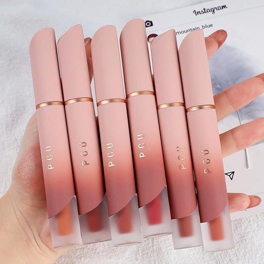 Makeup Lipstick Wholesale Cruelty-free Long-lasting Silky Non-stick Cup Velvet Matte Cream Lip Gloss