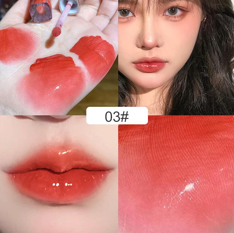 New Double Lip Glaze Moisturizing Whitening Lip Gloss Matte Solid Color Non-stick Jelly Cup Multi-color Cosmetic Lip Gloss