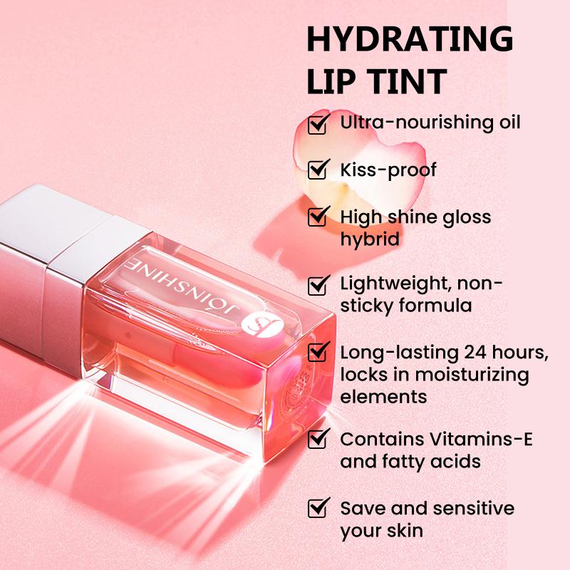 Sexy Women Lip Gloss Oil Color Dye Glaze Lasting Lipstick Butter Gloss Light Color Lipstick Shiny Pure Lip Cup