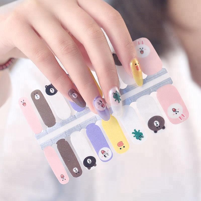 Latest Design And Fashion Custom 3d Nail Sticker Decal