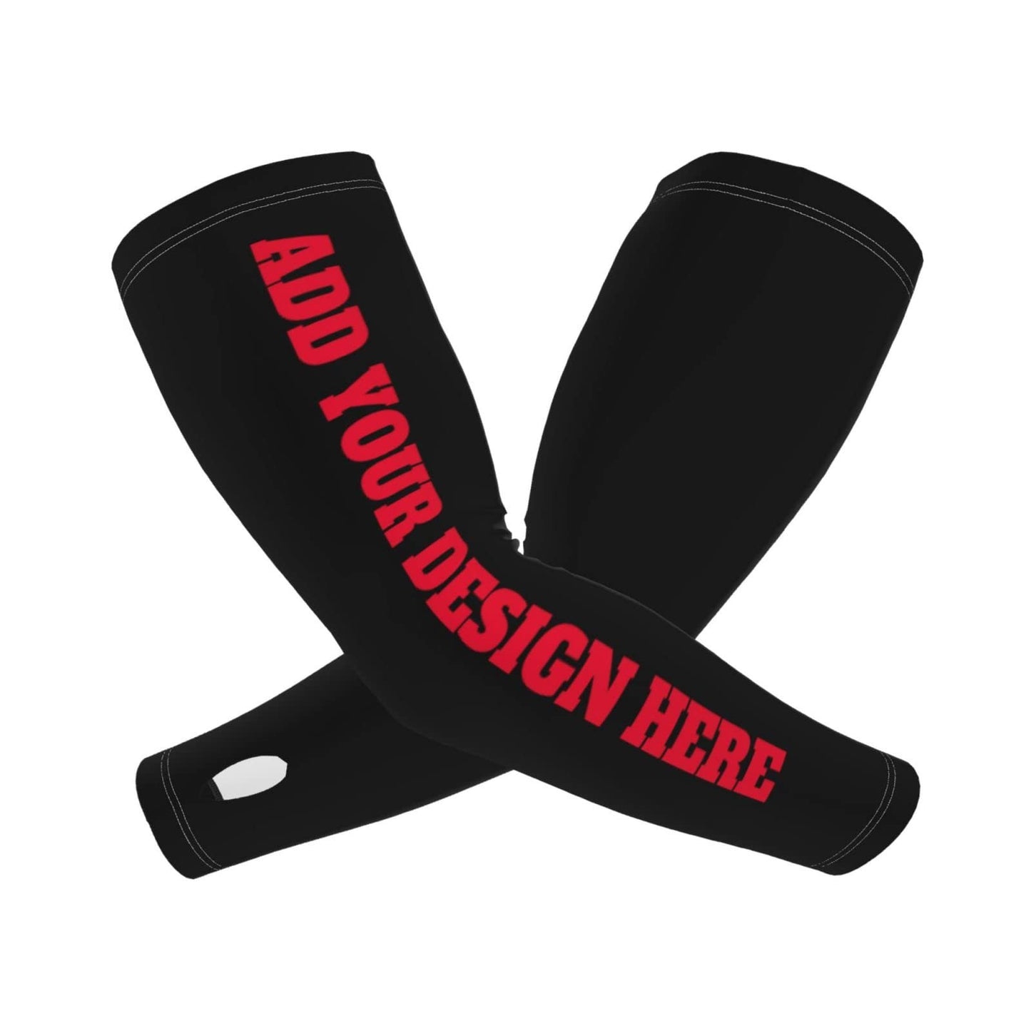 Customized Arm Cover Protection Sports Arm Cover UV Protection Personalized Logo Text Baseball Arm Cover Polyester And Spandex