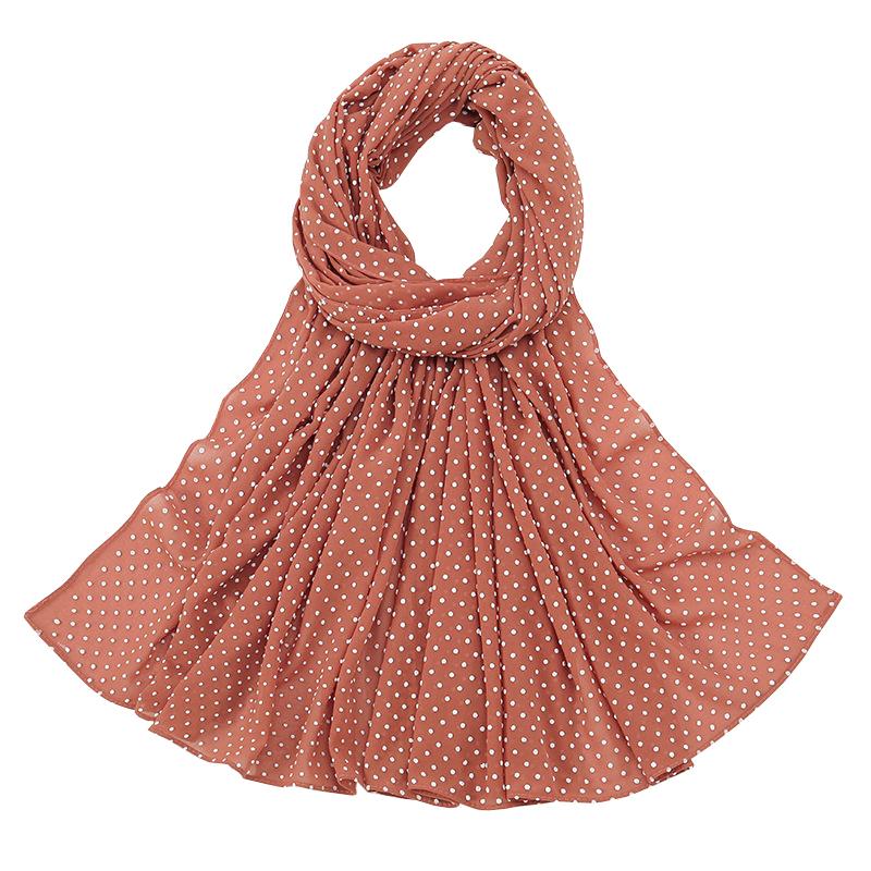 New Solid Color Foam Dot Chiffon Veil Monochrome Breathable Dot Long Veil Sunscreen Shawl Decoration Wholesale