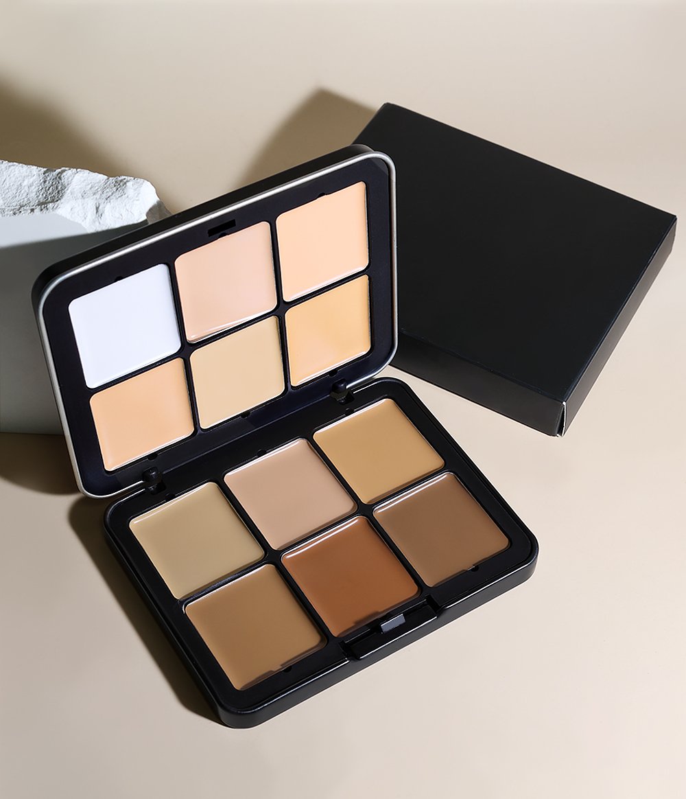 Facial Makeup Palette Contour Concealer 12 Color Cream Concealer Palette Private Label Professional Makeup
