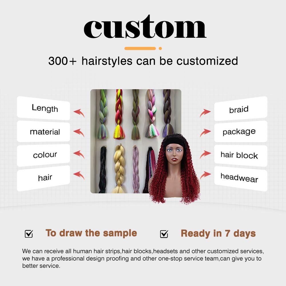 Human Hair Gradient Human Hair Long Straight Hair Women Full Head Suit Recommend