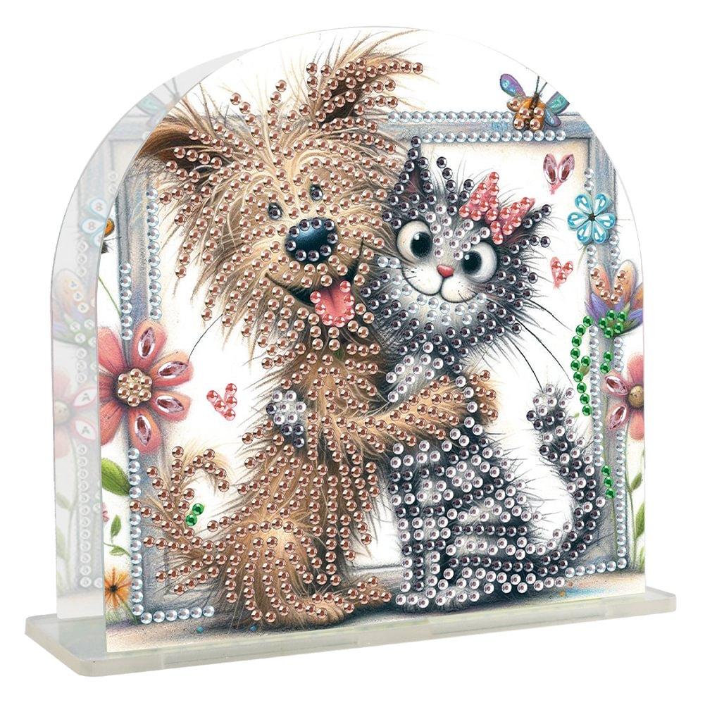 Diamond Art Acrylic Cute Animal Napkin Holder 5D DIY Home Decoration Gift