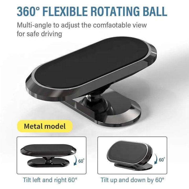 Customized Alloy Super Strong 8 Pcs Magnetic 360 Rotating Car Phone Holder, Suitable For IPhone 14 Professional Largest Magnet GPS Car Holder