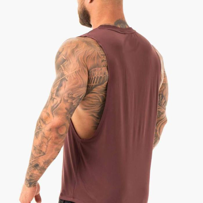 Men's Sleeveless Gym Top Custom Logo High Quality Soft Sweat Wicking Men's Vest