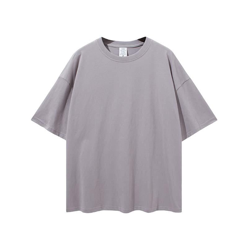 Custom Men's Oversized T-Shirt Printed Logo 100 Cotton Plus Size T-Shirt Large High T-Shirt Loose Fit Men's T-Shirt