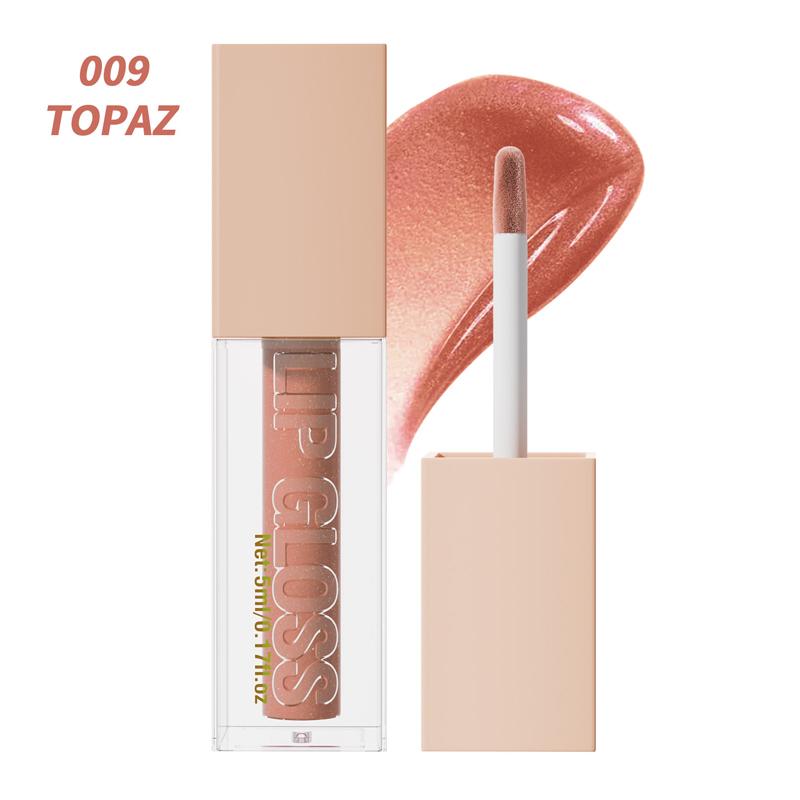 Manufacturer Luxury Cosmetic Gloss Transparent Lip Glaze Wholesale Bulk Glitter Lip Gloss