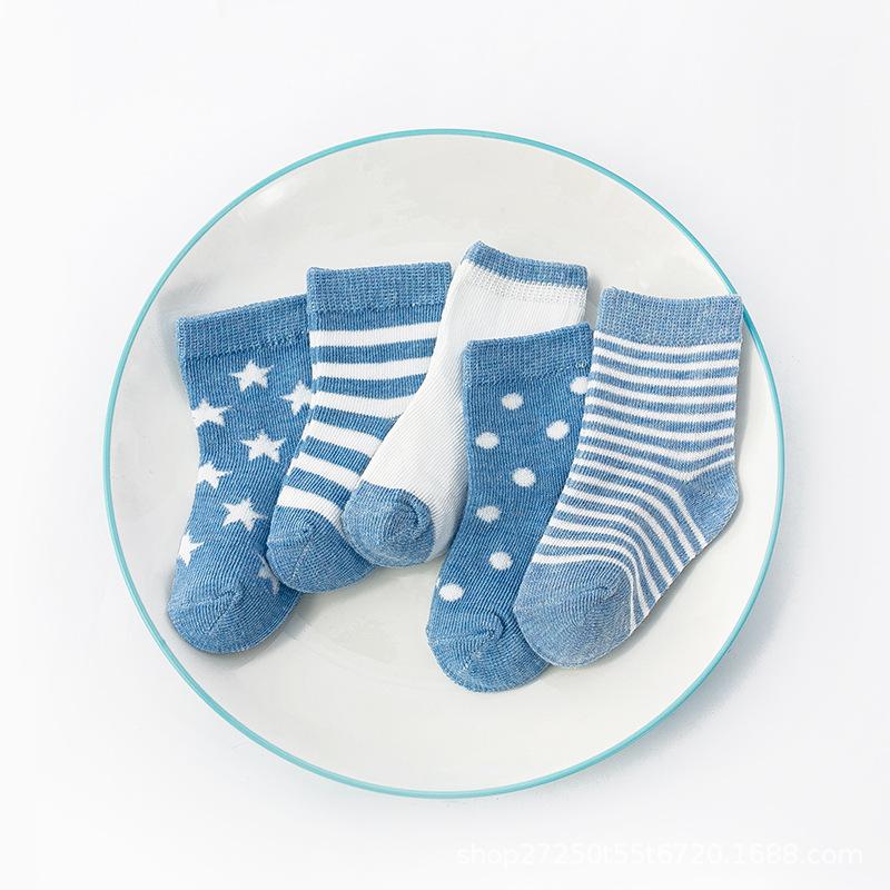 Wholesale Custom Cotton Warm Baby Toddler Cartoon Non-slip Indoor Early Education Baby Children Socks