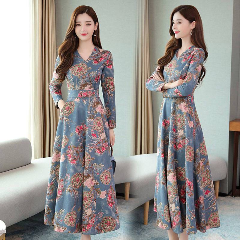 Fashion Women Clothes Long Sleeve Hot Sale Women Dress High Quality European Slim Dress