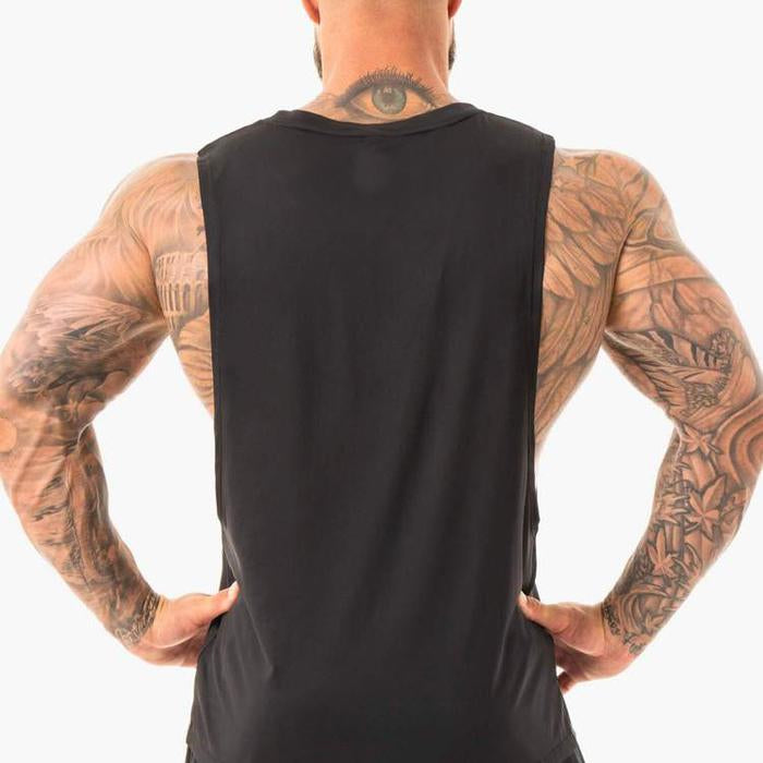 Men's Sleeveless Gym Top Custom Logo High Quality Soft Sweat Wicking Men's Vest