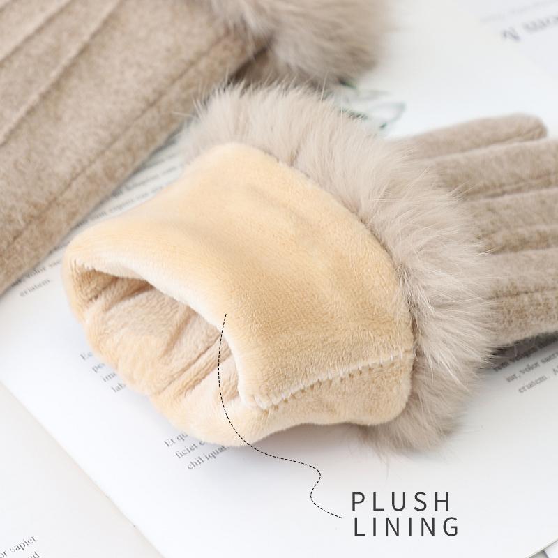 Sexy Girl Fancy Accessories Touch Screen Cashmere Wool Gloves Winter