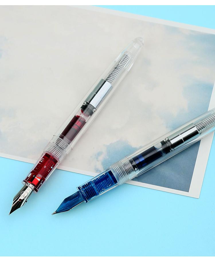 MAHOHN-S6 Transparent Demo Male And Female Adult Student Writing And Practicing Iridium Fountain Pen Made In China