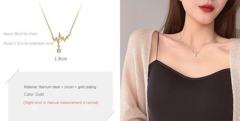 Cadena Para Mujer 18k Gold Plated Butterfly Heart Shaped Clover Custom Women's Necklace Stainless Steel Jewelry Necklace