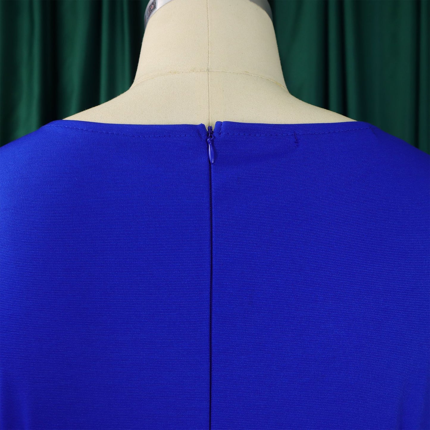 New Women's Elegant Women's O-Collar Pleated Fashion OL Tongle Pencil Skirt Office Dress