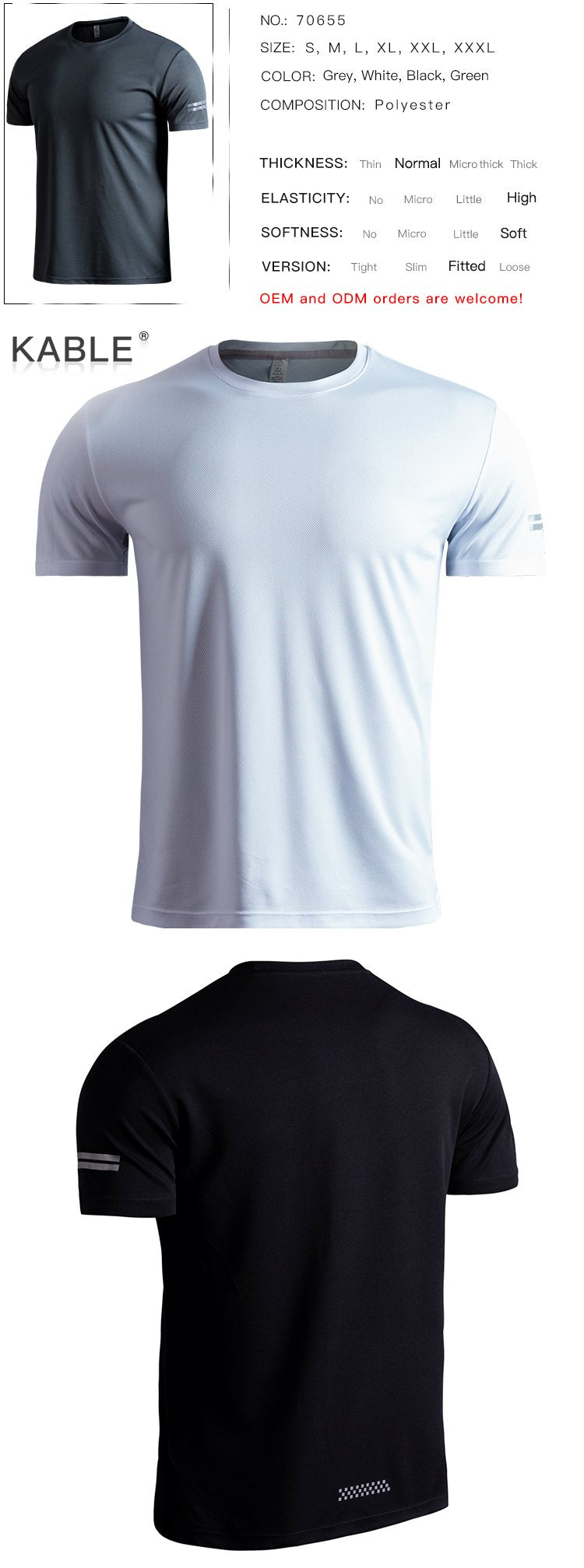 Custom Sports T-shirt Gym Men Running Fitness C Print Summer Casual Wear