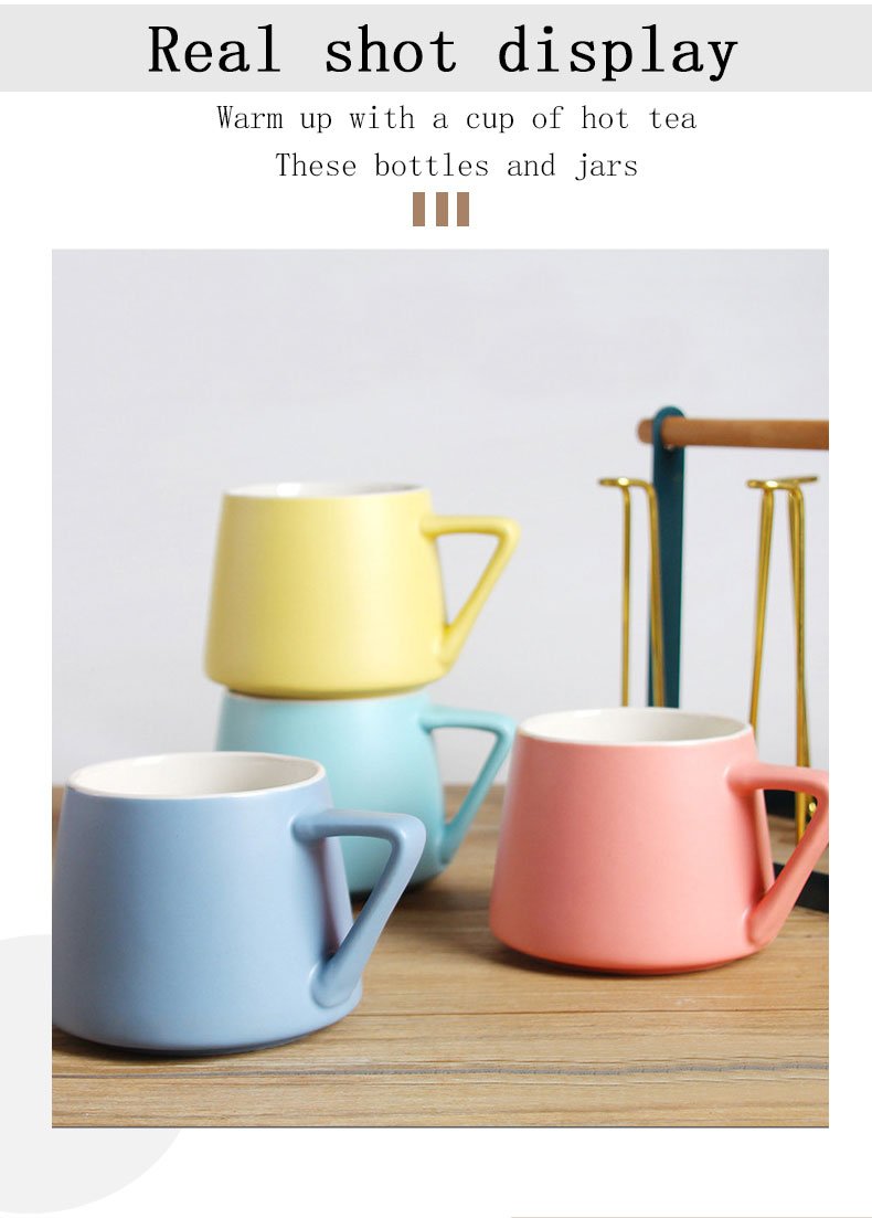 Redeco Custom Mug Luxury Creative Ceramic Plate Cup Ceramic Coffee Cup Gift Home Decorations