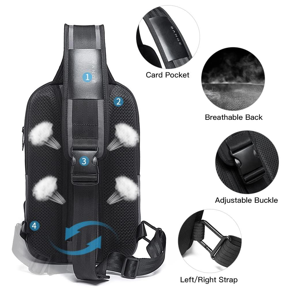 2023 Custom New Wholesale Men's Bag Custom Shoulder Men's Bag, Casual Men's Chest Bag, Tablet Computer Bag,