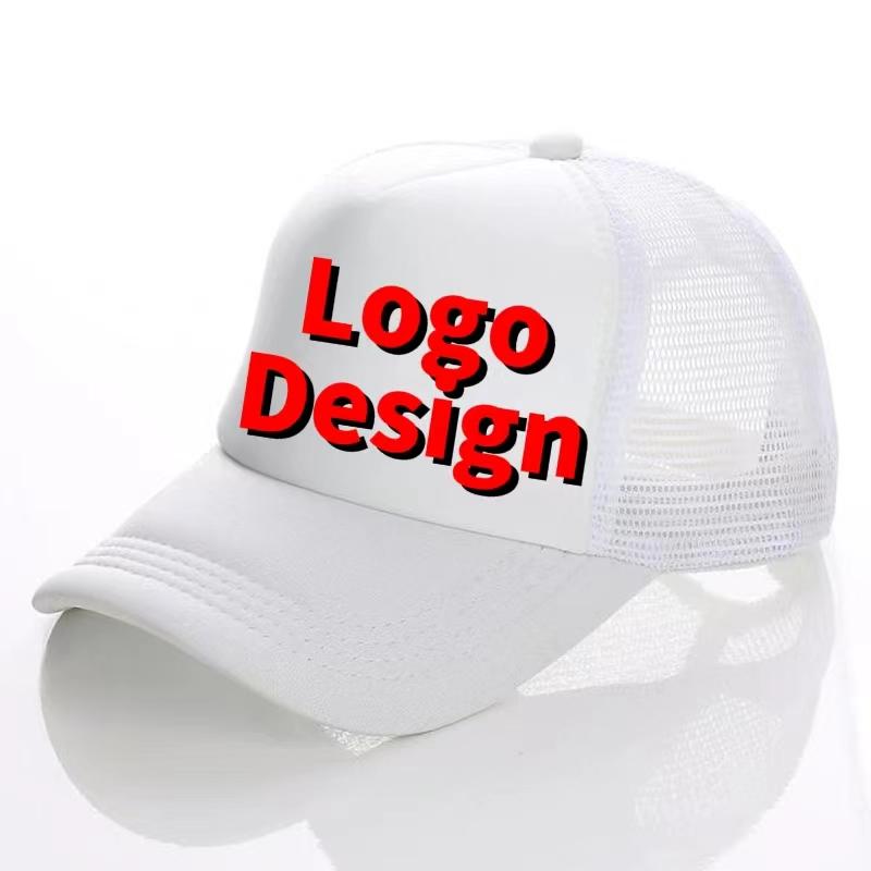 Custom Trucker Hat With High Quality Embroidery Screen Printing Logo Plain Foam Cap