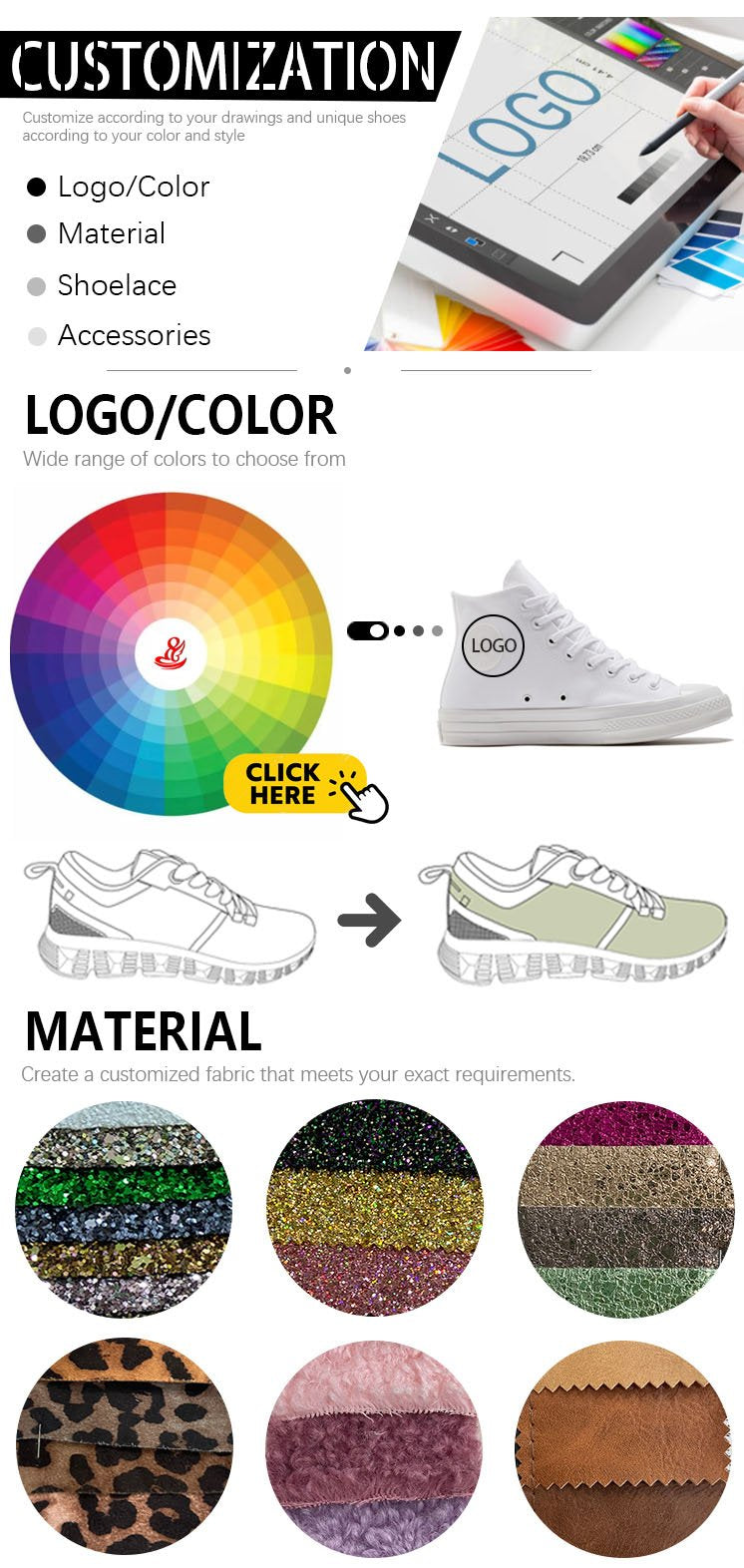 Customized Winter Warm Waterproof Casual Shoes Boots Women's Plus Size Fur Snow Boots Women's Cloth-covered Snow Boots