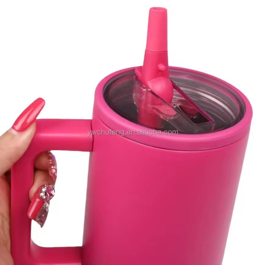 Chufeng 2024 New 40 Oz Anti-leakage Roller Bottle Insulated Vacuum 40 Oz Travel Mug With Handle