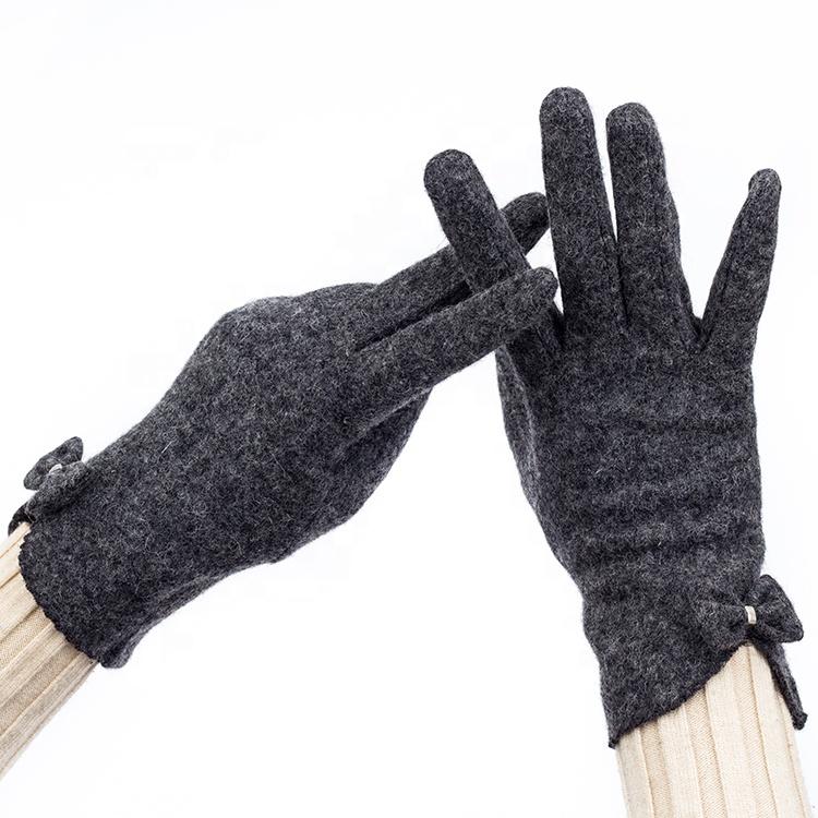 Factory Direct Winter Windproof Touch Finger Cashmere Gloves