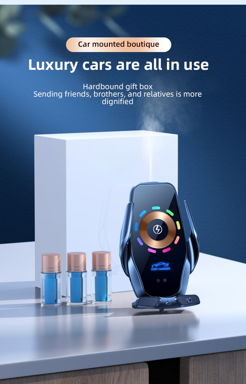 Wireless Car Charger Fast Charging Mobile Phone Holder Car Aromatherapy Holder Mobile Phone Holder Wireless Charger Mobile Holder