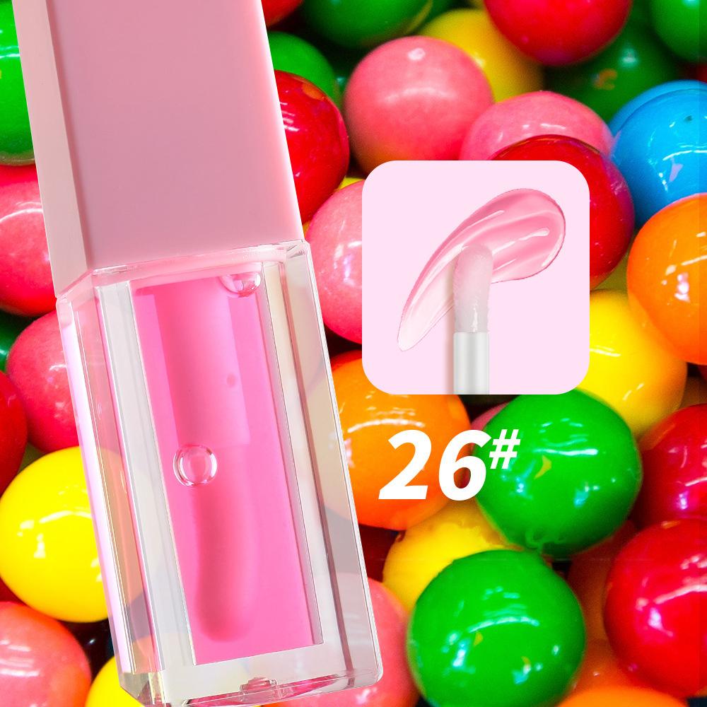 Wholesale Mini Plump Moisturizing Tone Magic Lip Oil Vegetarian Fruit Shimmer Lip Oil Private Label Liquid Clear Lip Gloss