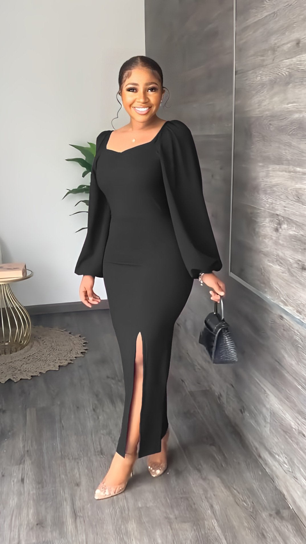Women's Office Elegant Dress Design Women's Women's Business Dress Long Sleeve Women's Formal Work Clothes