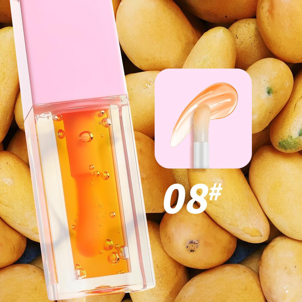 Wholesale Mini Plump Moisturizing Tone Magic Lip Oil Vegetarian Fruit Shimmer Lip Oil Private Label Liquid Clear Lip Gloss