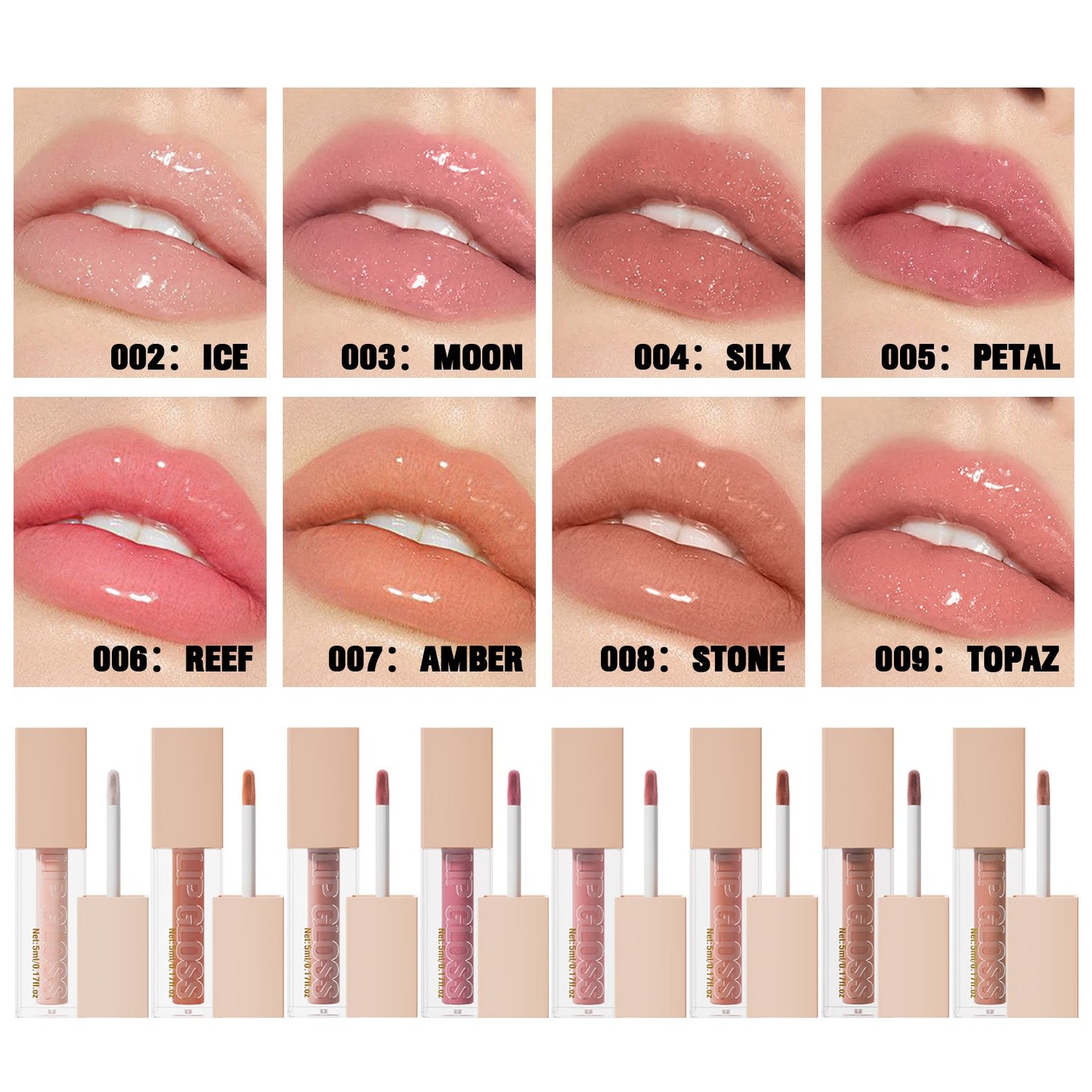 Lip Gloss Moisturizing Lip Gloss Hyaluronic Acid Moisturizing Gloss Lip Gloss