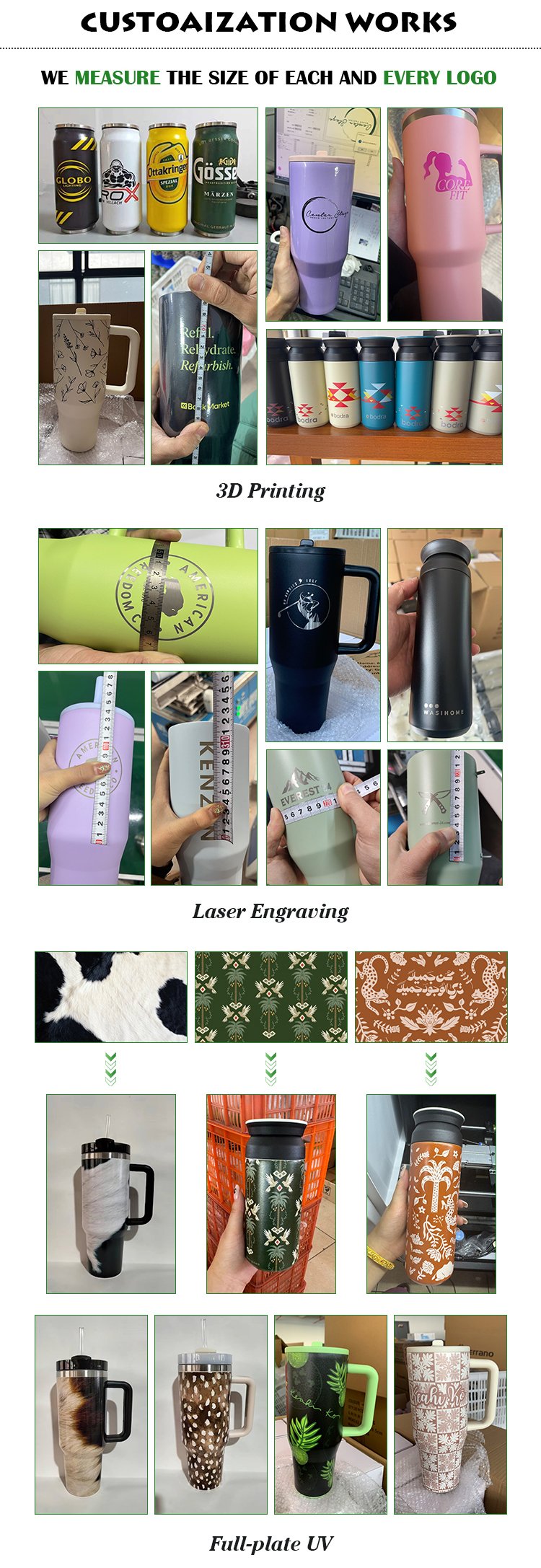 Custom 40 Oz Tumbler Vacuum Thermos Cup No Overflow Jug Traveler Stainless Steel Mug Temos With Handle Jug Tumbler