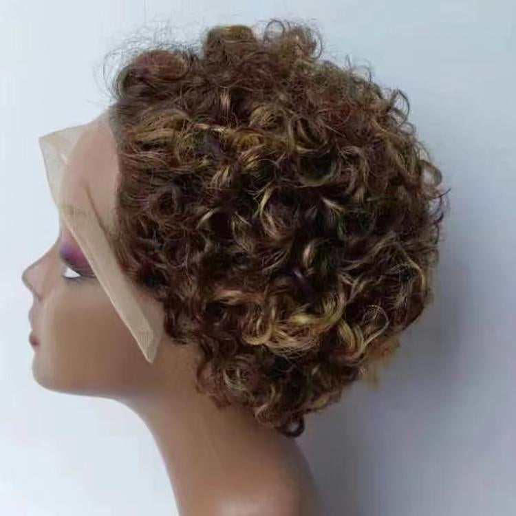Factory Hot Sale Custom Curly Hair Wig Virgin Hair Lace Front Wig Real Hair Suit