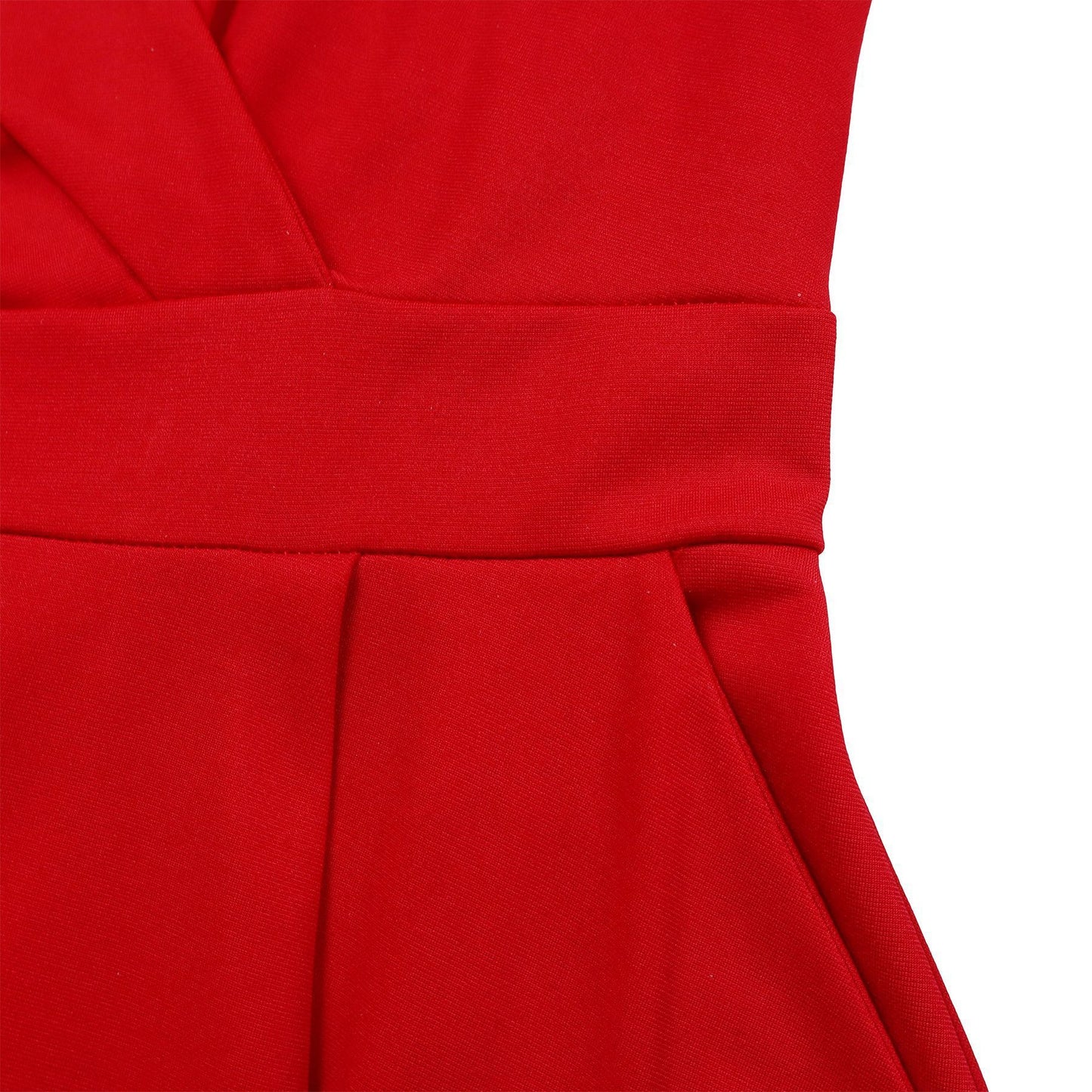 Elegant Women's Lapel Solid Color High Waist Maxi Business Casual Dress Half Formal Suit