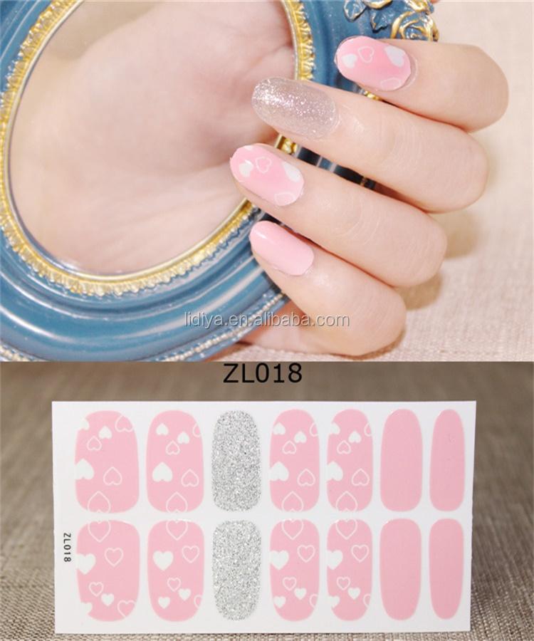 Latest Design And Fashion Custom 3d Nail Sticker Decal